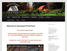 Tablet Screenshot of davenportfruitfarm.com